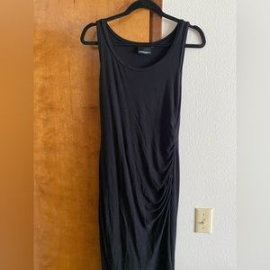 Cynthia Rowley black midi dress